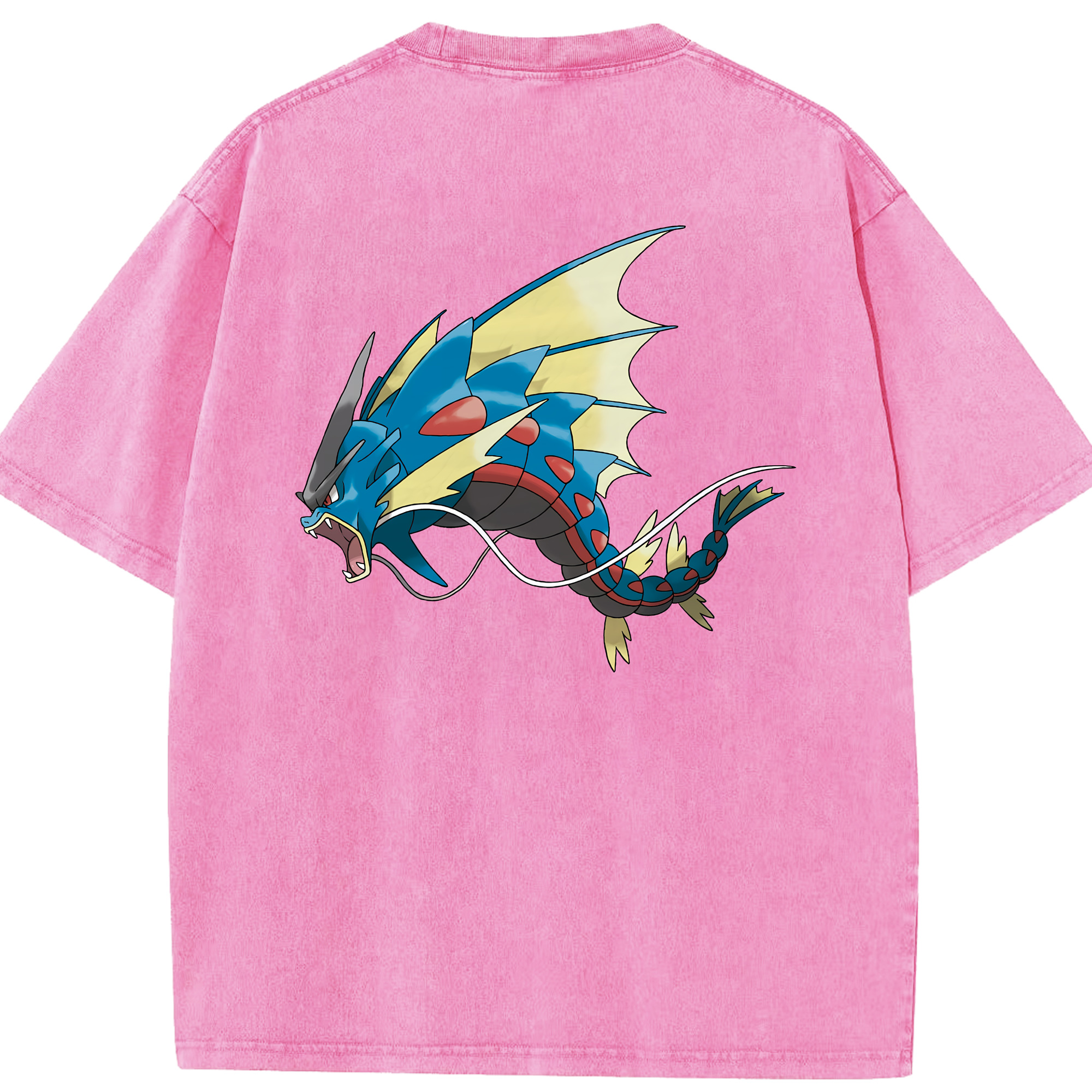（画像用） ポケットモンスター Pokémon 綿100% ヴィンテージ風 半袖Tシャツ（背面プリント）
